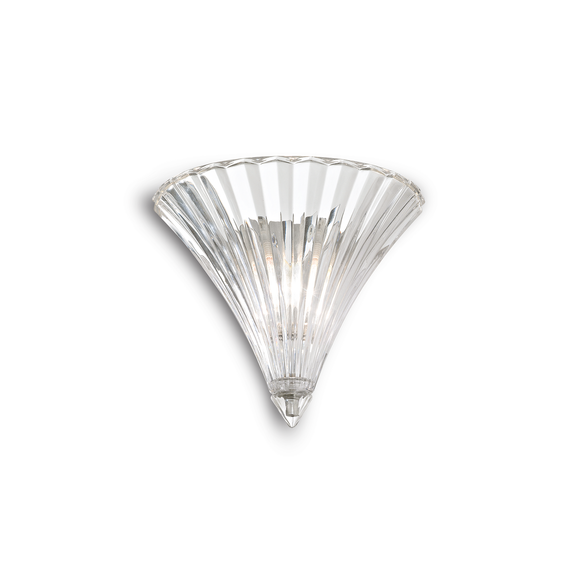 Аплик SANTA AP1 SMALL TRASPARENTE 013060 Ideal Lux 1xE14 | Osvetlenieto.bg