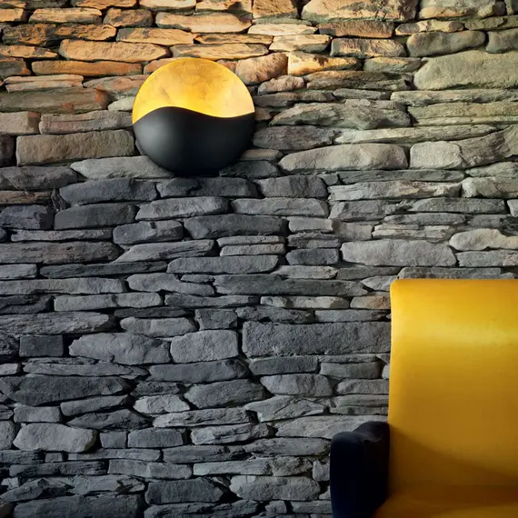 Аплик Sunrise Ap4 Nero E Oro 133300 Ideal Lux G9 | Osvetlenieto.bg