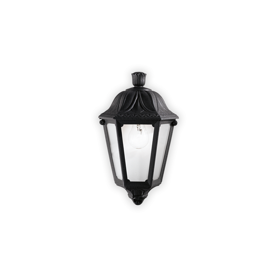 Фасаден аплик DAFNE AP1 SMALL NERO 101552 Ideal Lux 1xE27 IP55 | Osvetlenieto.bg