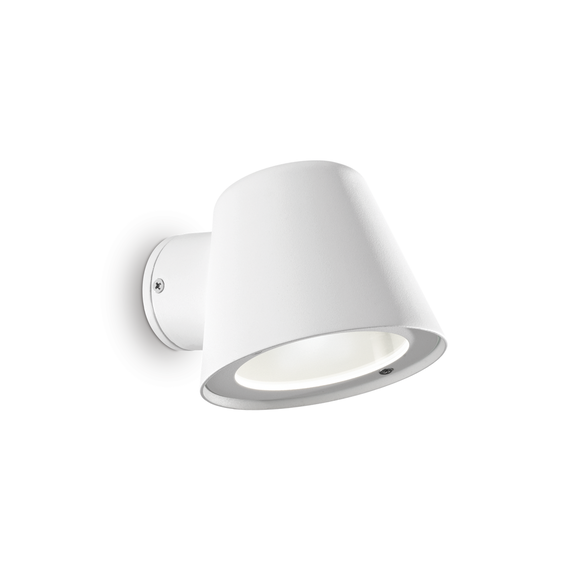 Фасаден аплик GAS AP1 BIANCO 091518 Ideal Lux 1xGU10 IP43 | Osvetlenieto.bg