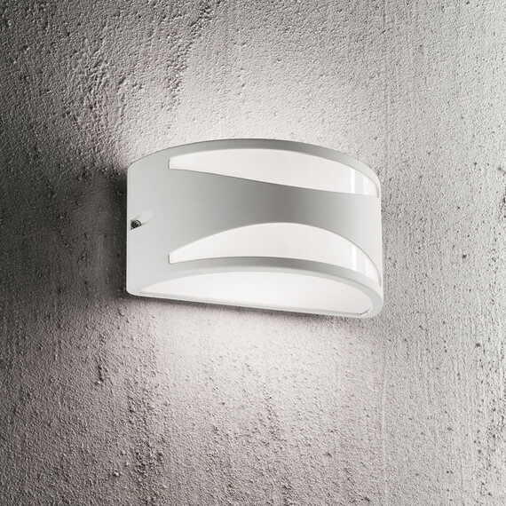 Фасаден аплик REX-3 AP1 BIANCO 092430 Ideal Lux 1xE27 IP44 | Osvetlenieto.bg