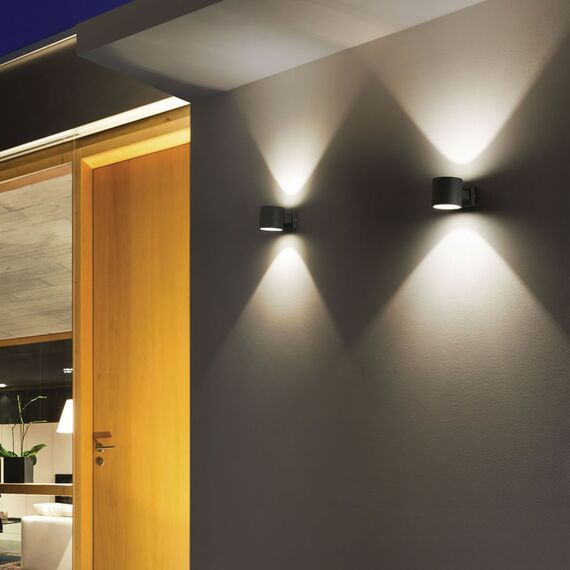 Фасаден аплик Snif Ap1 Round Antracite 061467 Ideal Lux G9 IP54 | Osvetlenieto.bg