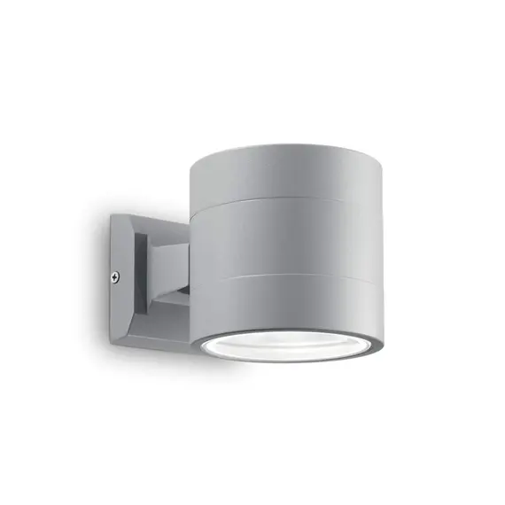 Фасаден аплик Snif Ap1 Round Grigio 061474 Ideal Lux G9 IP54 | Osvetlenieto.bg