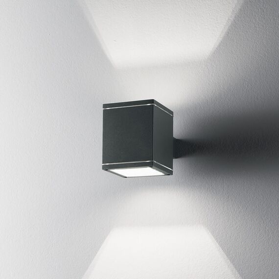 Фасаден аплик Snif Ap1 Square Antracite 121963 Ideal Lux G9 IP44 | Osvetlenieto.bg
