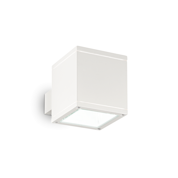 Фасаден аплик SNIF AP1 SQUARE BIANCO 144276 Ideal Lux 1xG9 IP44 | Osvetlenieto.bg