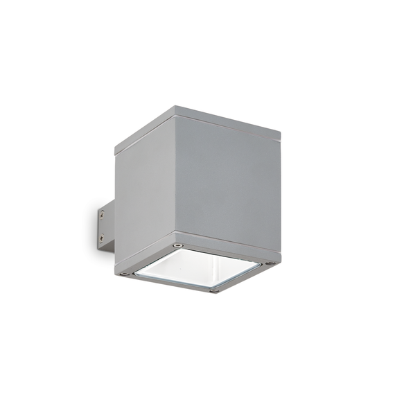 Фасаден аплик SNIF AP1 SQUARE GRIGIO 118666 Ideal Lux 1xG9 IP44 | Osvetlenieto.bg