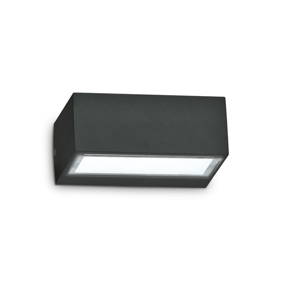 Фасаден аплик TWIN AP1 NERO 115375 Ideal Lux 1xG9 IP44 | Osvetlenieto.bg
