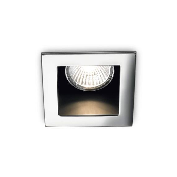 Квадратна луна за вграждане Funky Fi1 Cromo 083193 Ideal Lux GU10 | Osvetlenieto.bg