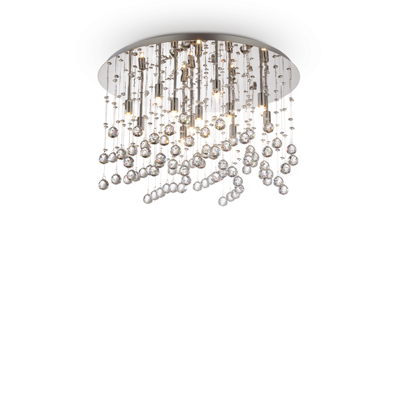 Плафон MOONLIGHT PL12 CROMO 077802 Ideal Lux 12xG9 | Osvetlenieto.bg