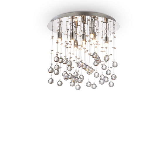 Плафон MOONLIGHT PL8 CROMO 077796 Ideal Lux 8xG9 | Osvetlenieto.bg