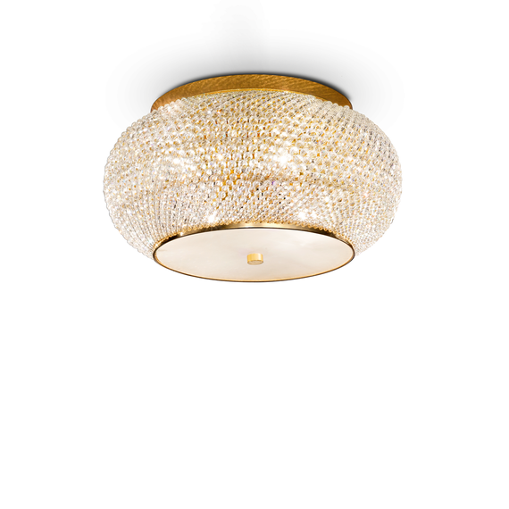 Плафон PASHA' PL6 ORO 100807 Ideal Lux 6xE14 | Osvetlenieto.bg