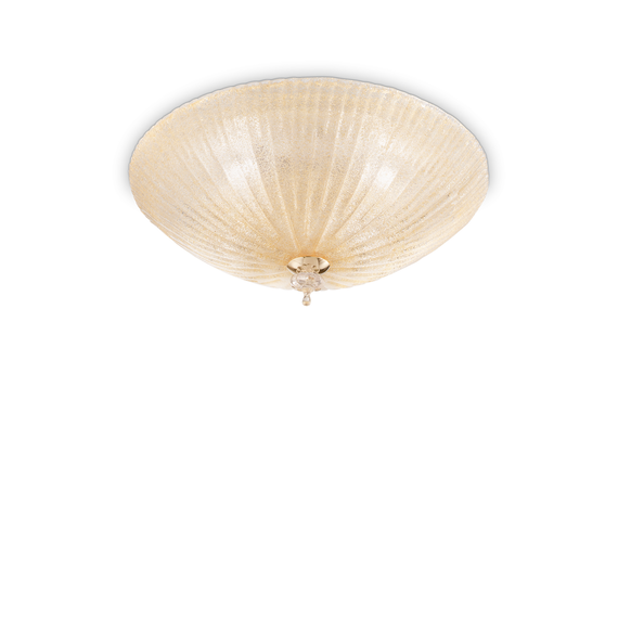 Плафон SHELL PL3 AMBRA 140179 Ideal Lux 3xE27 | Osvetlenieto.bg