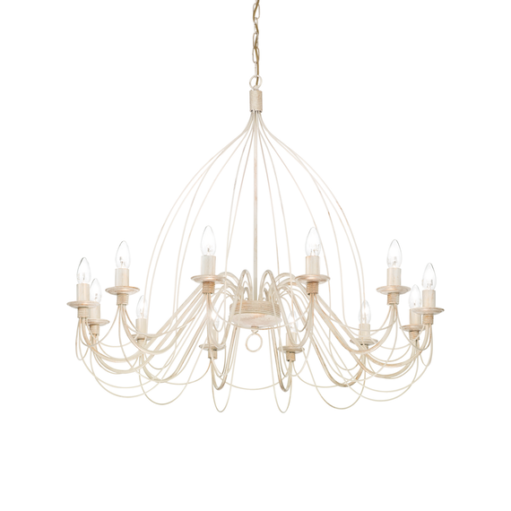 Полилей CORTE SP12 BIANCO 097664 Ideal Lux 12xE14 | Osvetlenieto.bg