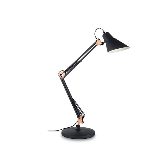 Работна лампа Sally TL1 Nero 061160 Ideal Lux E27 | Osvetlenieto.bg