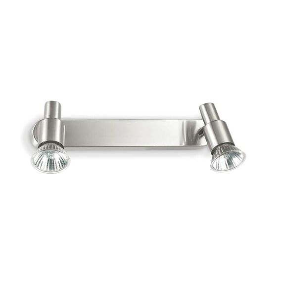 Спот Slem Ap2 Nickel 018836 Ideal Lux GU10 | Osvetlenieto.bg