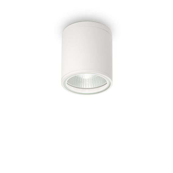 Външен плафон GUN PL1 BIANCO 122663 Ideal Lux 1xGU10 IP55 | Osvetlenieto.bg
