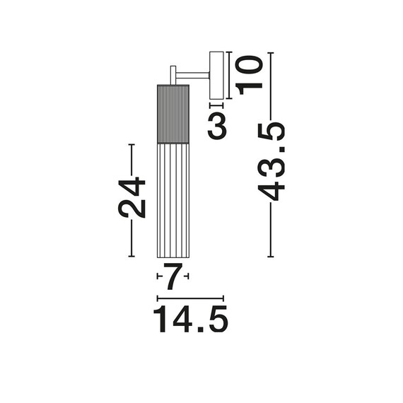 LED Аплик BRIELLE 9009337 NovaLuce 5W 3000K | Osvetlenieto.bg