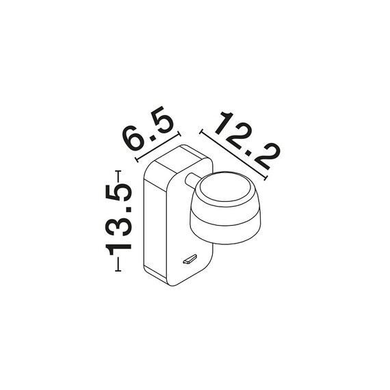 LED Аплик VIRE 9540346 NovaLuce 6W 3000K | Osvetlenieto.bg