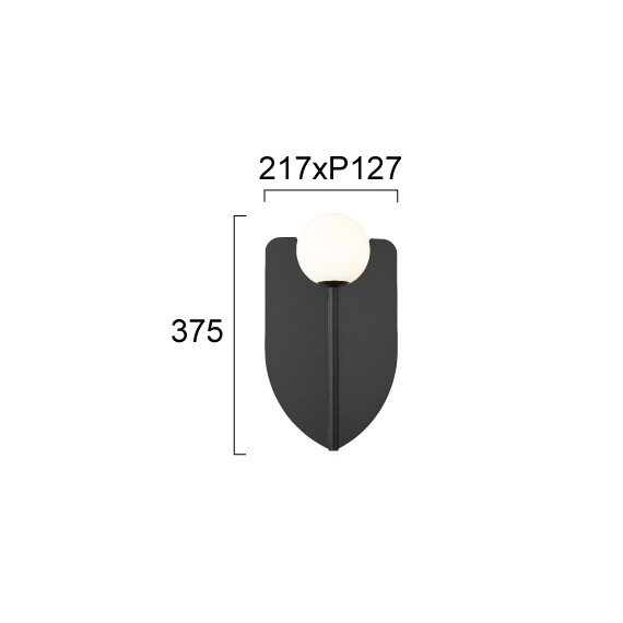 Аплик FEDORA 4325100 Viokef 1xG9 | Osvetlenieto.bg