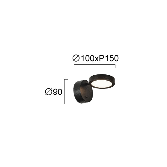 LED Аплик EDEN 4307700 Viokef 6W 3000K | Osvetlenieto.bg