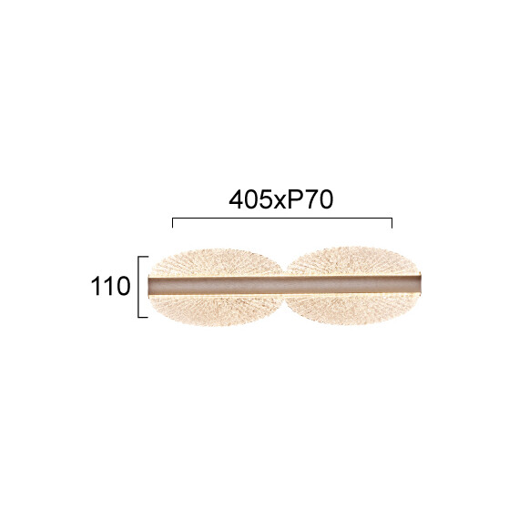 LED Аплик EVANA 4340400 Viokef 12W 3000K | Osvetlenieto.bg
