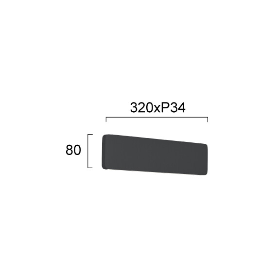LED Аплик KELDA 4353200 Viokef 12W CCT 3000K-4000K | Osvetlenieto.bg