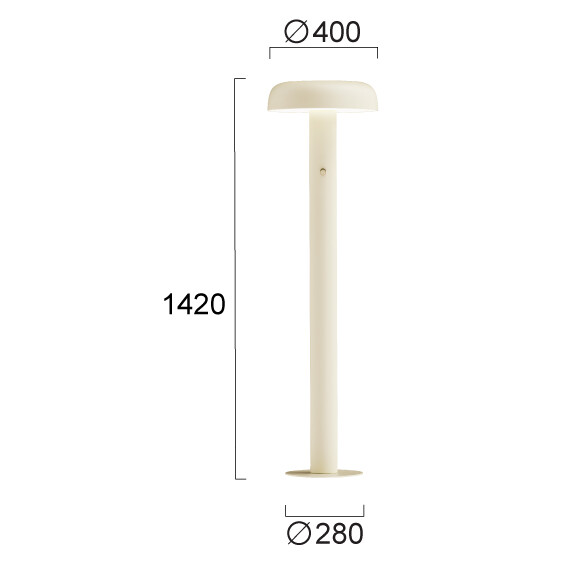 LED Лампион DEVA 4326500 Viokef 28W 3000K | Osvetlenieto.bg