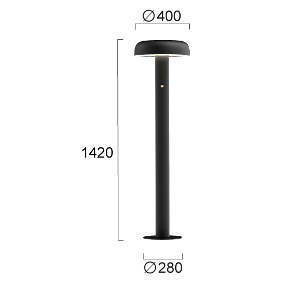 LED Лампион DEVA 4326501 Viokef 28W 3000K | Osvetlenieto.bg