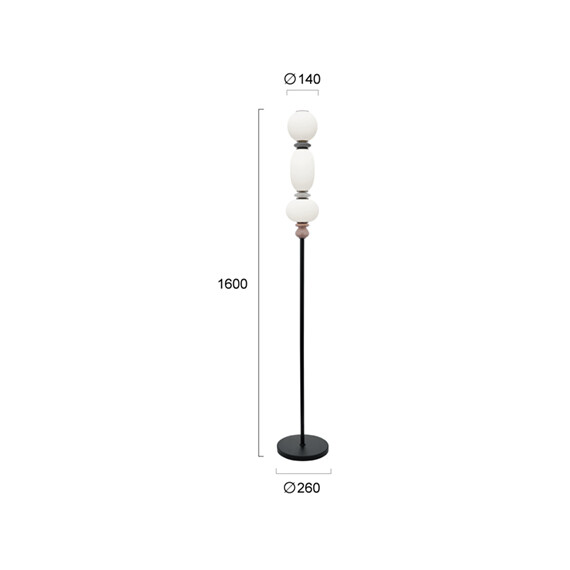 LED Лампион GEMMA 4347100 Viokef 16W 3000K | Osvetlenieto.bg