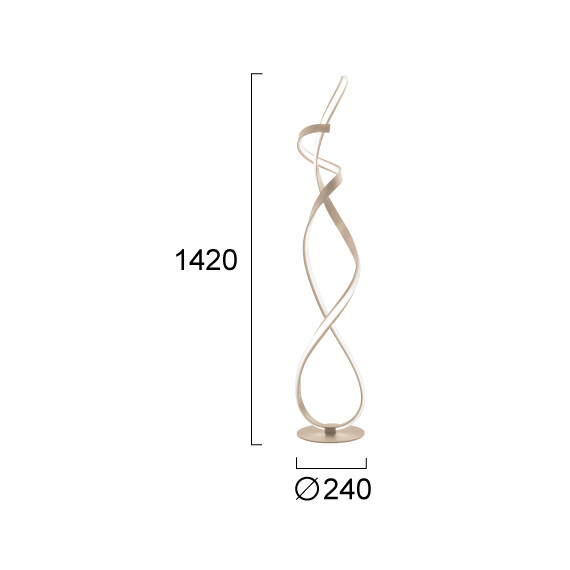 LED Лампион RIBBON 4347800 Viokef 36W 3000K | Osvetlenieto.bg