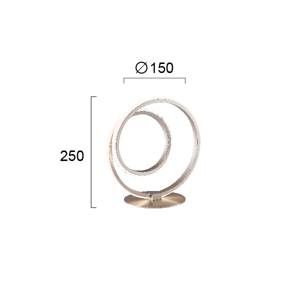 LED Настолна лампа CORT 4275700 Viokef 12W 3000K | Osvetlenieto.bg