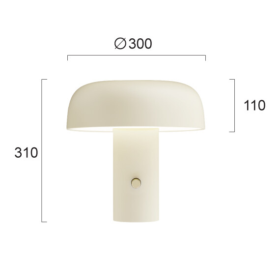 LED Настолна лампа DEVA 4326400 Viokef 18W 3000K | Osvetlenieto.bg