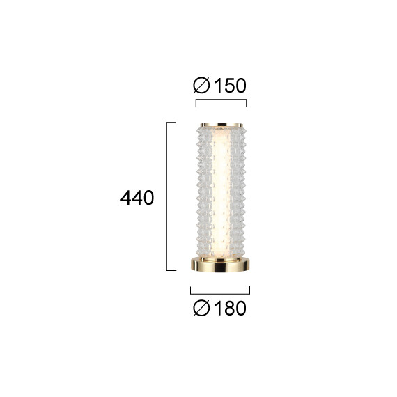 LED Настолна лампа IRMA 4294800 Viokef 18W 3000K | Osvetlenieto.bg