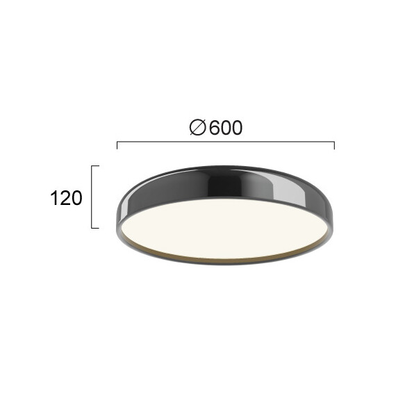 LED Плафон ALENSA 4349000 Viokef 60W 3000K | Osvetlenieto.bg