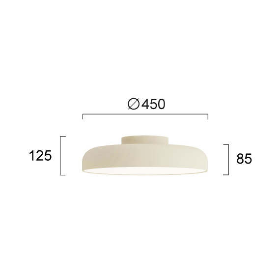 LED Плафон DEVA 4326300 Viokef 36W 3000K | Osvetlenieto.bg