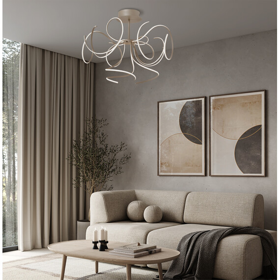 LED Плафон IVANA 4345200 Viokef 53W 3000K | Osvetlenieto.bg
