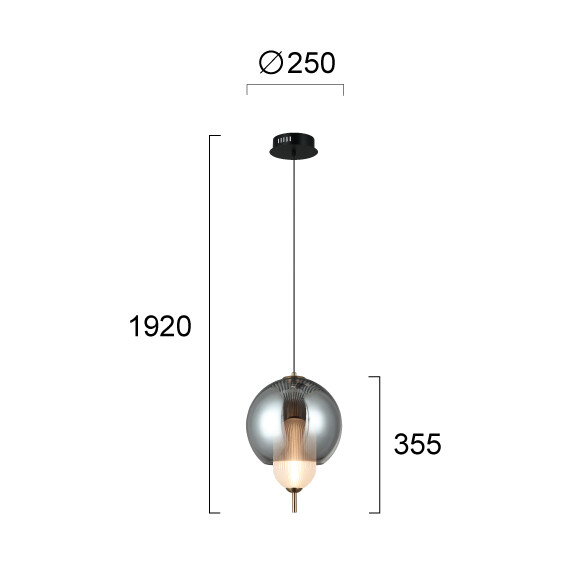 LED Полилей ADOL 4326600 Viokef 9W 3000K | Osvetlenieto.bg