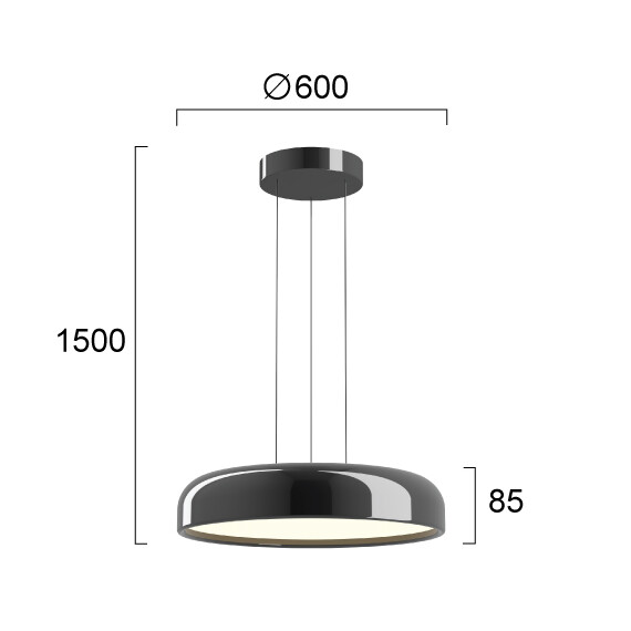 LED Полилей ALENSA 4348900 Viokef 60W 3000K | Osvetlenieto.bg