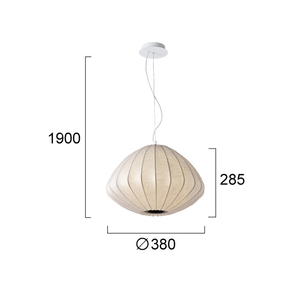 LED Полилей BOLA 4334300 Viokef 11W+1xE27 3000K | Osvetlenieto.bg