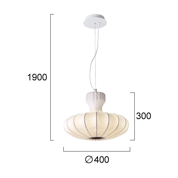 LED Полилей BOLA 4334400 Viokef 11W+1xE27 3000K | Osvetlenieto.bg