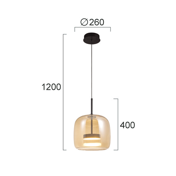 LED Полилей DECO 4319000 Viokef 12W 3000K | Osvetlenieto.bg