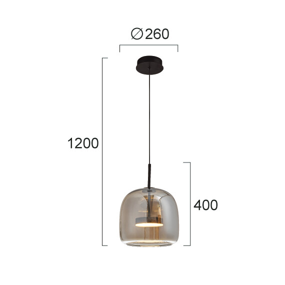LED Полилей DECO 4319001 Viokef 12W 3000K | Osvetlenieto.bg
