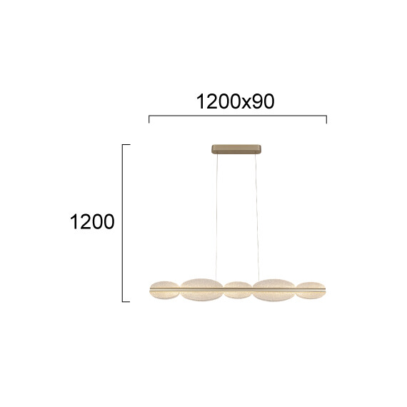 LED Полилей EVANA 4340300 Viokef 65W 3000K | Osvetlenieto.bg