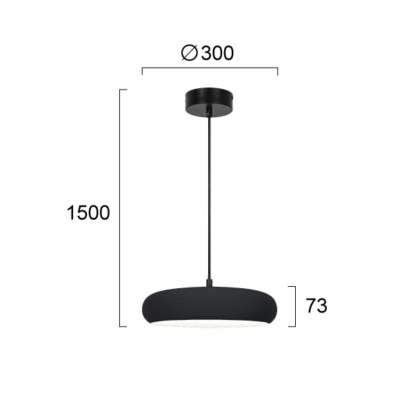 LED Полилей LOGAN 4306501 Viokef 11W 3000K | Osvetlenieto.bg