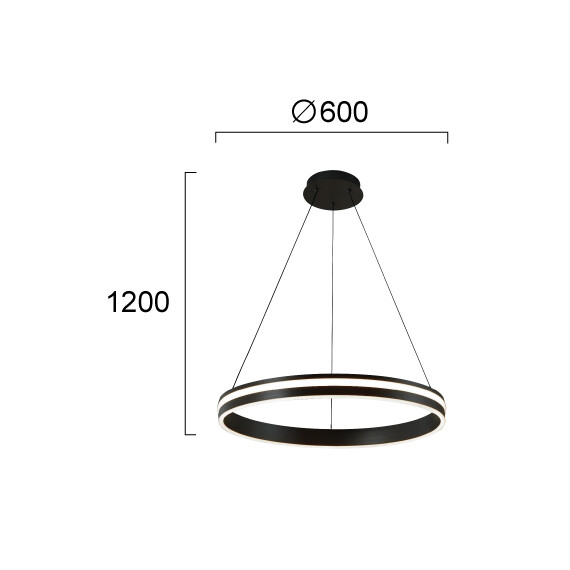 LED Полилей NESOS 4326000 Viokef 52W 3000K | Osvetlenieto.bg