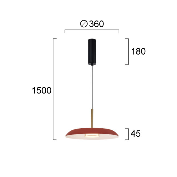 LED Полилей NUDO 4338801 Viokef 11W CCT 3000K-6000K | Osvetlenieto.bg