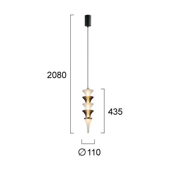 LED Полилей VENERA 4327100 Viokef 12W 3000K | Osvetlenieto.bg