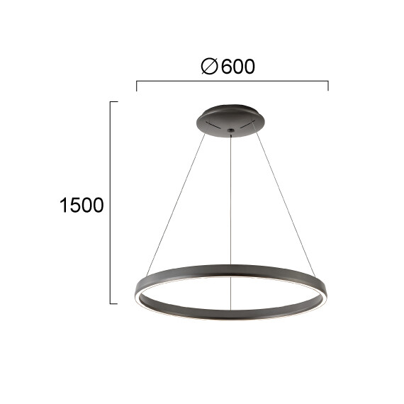 LED Полилей VENUS 4342500 Viokef 40W CCT 3000K-4000K | Osvetlenieto.bg