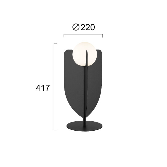 Настолна лампа FEDORA 4325000 Viokef 1xG9 | Osvetlenieto.bg