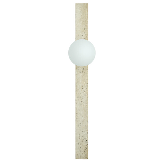 Аплик Zambelis 25315 WALL LIGHT 1xG9 NATURAL STONE - OPAL GLASS | Osvetlenieto.bg